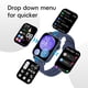 thumbnail image 5 of Reloj inteligente QTLLBT de 1.83 pulgadas con Bluetooth Call, impermeable, azul, 5 of 8