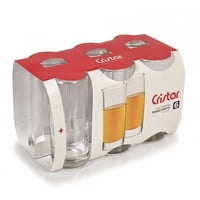 Cristar - Display 6 Vasos Cristal Lexington Tequila Cocina 74Cc