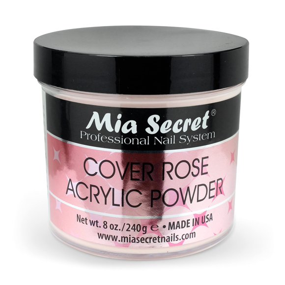 Polvo acrílico para uñas Mia Secret 240 g Cobertura Rosa