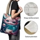 thumbnail image 3 of Axolotl-1 Bolso de tela con estampado de lienzo para mujer, bolsa de compras reutilizable y estética, con cremallera interior, regalo para mujer, 35 × 40 cm., 3 of 6
