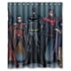 thumbnail image 1 of Cortina de ducha de Batman y Robin, juego de cortinas de baño con ganchos, tamaño 60 x 72 pulgadas, 1 of 3