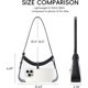 thumbnail image 3 of CLUCI Clear Bag for Stadium Events, Small Transparent Purse, 3 of 3