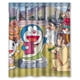 thumbnail image 1 of Cortina de ducha Doraemon, juego de cortina de baño con ganchos, tamaño 60 x 72 pulgadas, 1 of 3