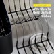 thumbnail image 5 of Set de tendederos para secar platos Sweet Home Collection, color negro, 14,5 x 13 x 5,25, 5 of 6
