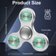thumbnail image 2 of Fidget Spinner ATESSON, acero inoxidable ultraduradero, plateado, 2 of 3