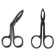 thumbnail image 1 of Pinzas para cejas con forma de tijera, de acero inoxidable, con mango de tijera, para depilar cejas., 1 of 5