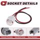 thumbnail image 4 of 1 Juego de cableado del casquillo de la luz de señal de giro para Lexus LX470 1998-2007 No.9007560004/90075-60004 Arnés de conector de bombilla de pigtail, 4 of 7