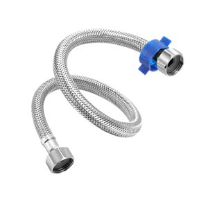 Magideal - Manguera De Grifo De Agua Caliente Y Fría Manguera De Agua Tubo De Agua A Prueba De Óxido Fácil De Instalar Plomería Línea De Suministro De Agua Para 50 Cm