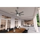 thumbnail image 3 of Ventilador de techo Hunter 132 cm plateado mate con LED, 3 of 9