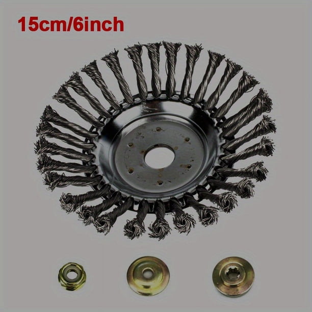 Upgrade Your Garden with This 6/8 Inch Steel Wheel Grass Trimmer Head - Perfect for Lawn Mowers & Power Tools!