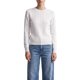 thumbnail image 1 of INSPIRE CHIC Suéter de Punto Argyle para Mujer Ligero Cuello Redondo Ondulado Hombro Caído Manga Larga Ajuste Regular Casual X Grande Blanco, 1 of 6