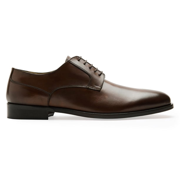 Zapatos Formales Hombre Suela Cuero Magno Montenapoleone-0-10 Café cafe 40