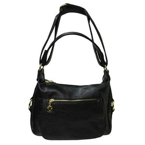 Todopiel - Cartera Cuero Ecológico Crs02 Negro
