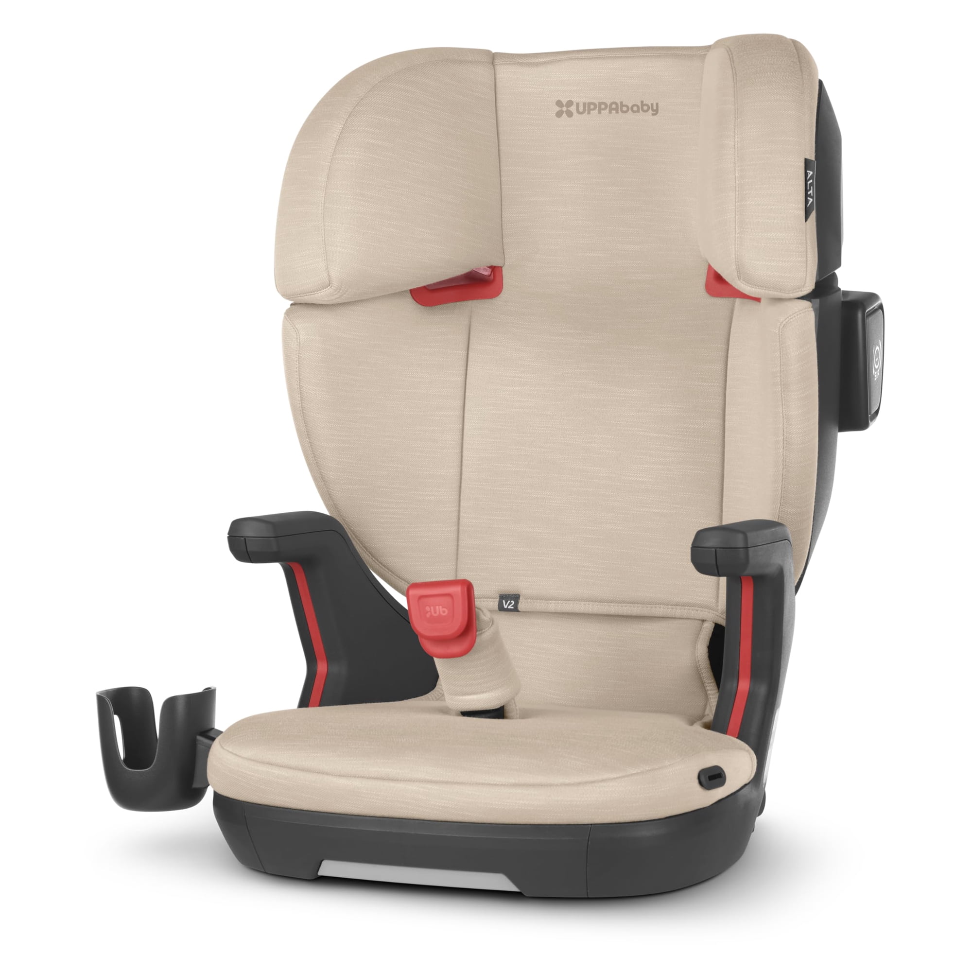 Asiento Elevador Con Respaldo Alto Uppababy Alta V2 Kavener Almond