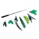 thumbnail image 3 of Cat Feather Toy Set Varilla telescópica Jugar Faux Feather Divertirse Ejercitador Teaser Varita Juguetes con 7 piezas Recargas Teaser Juguetes, 3 of 5