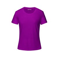 Snix - Polera Dry Fit Manga Corta Femenina Morado Talla S