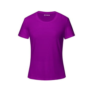 Snix - Polera Dry Fit Manga Corta Femenina Morado Talla Xs