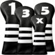 thumbnail image 1 of Cubiertas para Palos de Golf Ecsoiam 4 uds Cuero PU Retro, 1 of 7