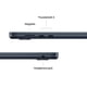 thumbnail image 2 of Apple Macbook Air 2025 Chip M4 16GB RAM 256GB SSD 15.3" - Midnight (Reacondicionado), 2 of 3