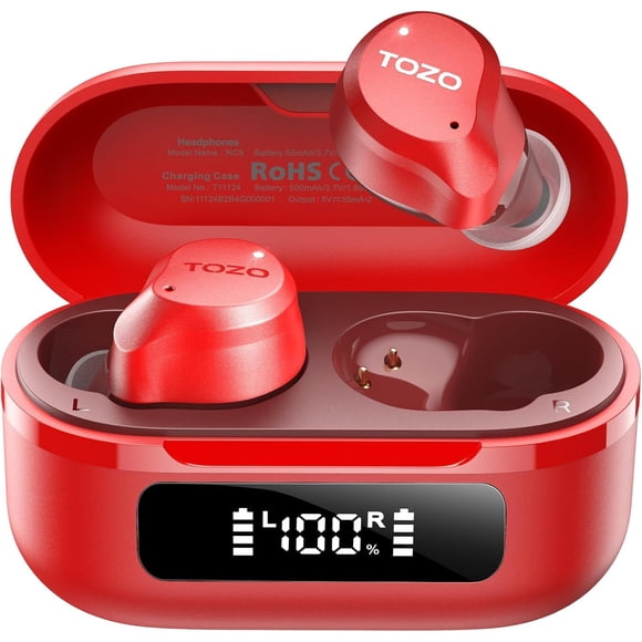 Audífonos TOZO NC9 Inalámbricos IPX8 con 60 h de reproducción