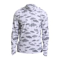 Ioensy - Camisa Con Capucha Y Protección Solar Para Hombre, Camisa Fina De Refrigeración Para Golf, Pesca, Equitación, L