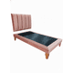thumbnail image 2 of Cama Plaza Y Media Lineal Palo Rosa Felpa, 2 of 3
