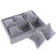 thumbnail image 5 of Velvet Stackable Jewelry Display Bandejas Showcase Bracelet Organizer Almacenamiento, 5 of 5