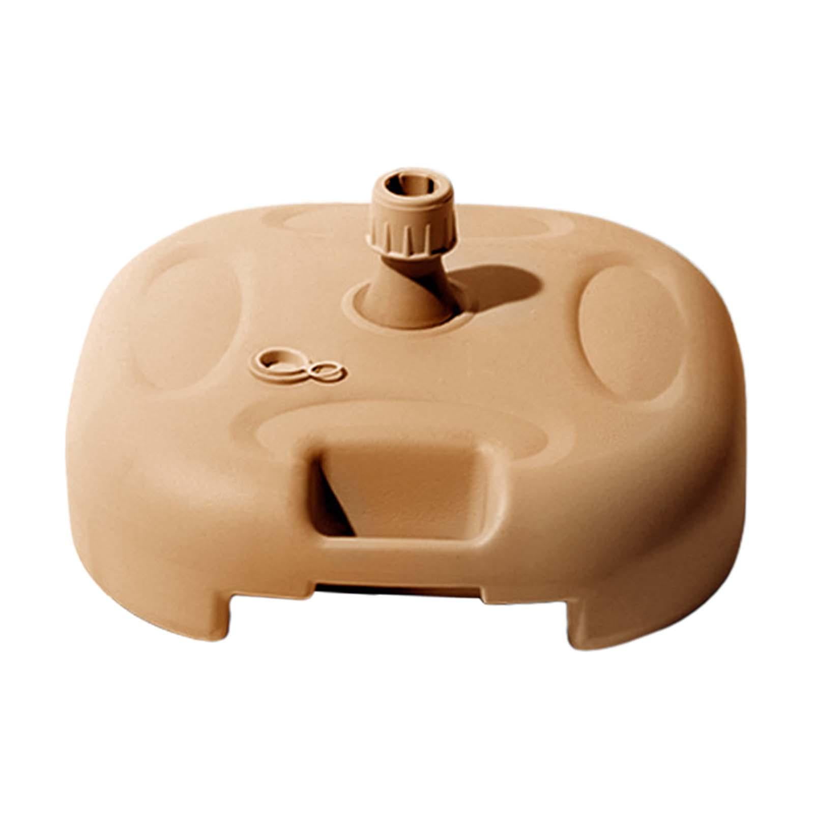 Magideal - Base De Paraguas De Patio Parasol Reemplazo De Reemplazo Cuadrado De Agua Llena De Postes Para La Cubierta De Jardín De Jardín Playa De Verano Al Aire