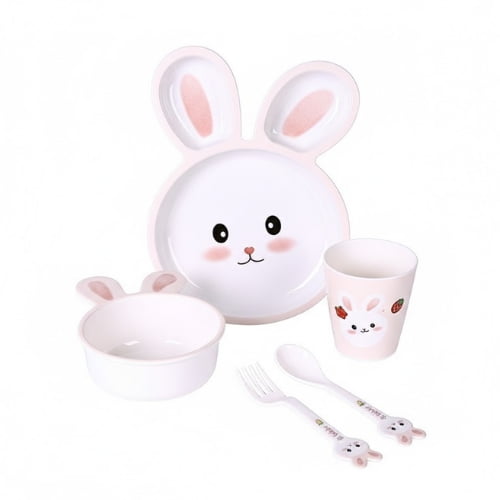 Crusec - Vajilla Infantil Melamina Ideal Para Bebés Y Niños