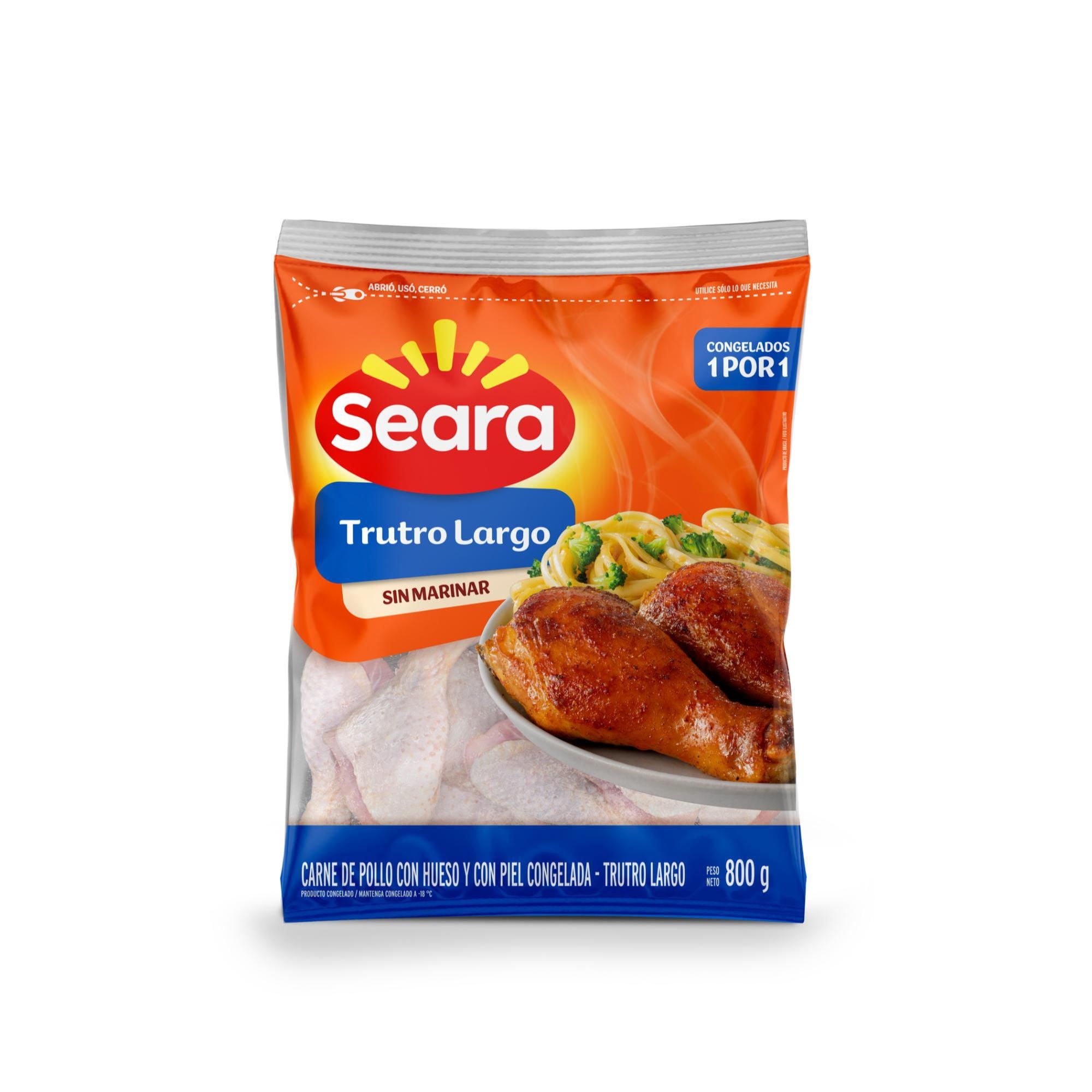 Pollo Trutro Largo Congelado 800 g Seara