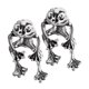thumbnail image 2 of Pendiente De Rana Stud Cool Alloy Ear Dangler Para Daily Casual Party Día De La Madre Argent, 2 of 5