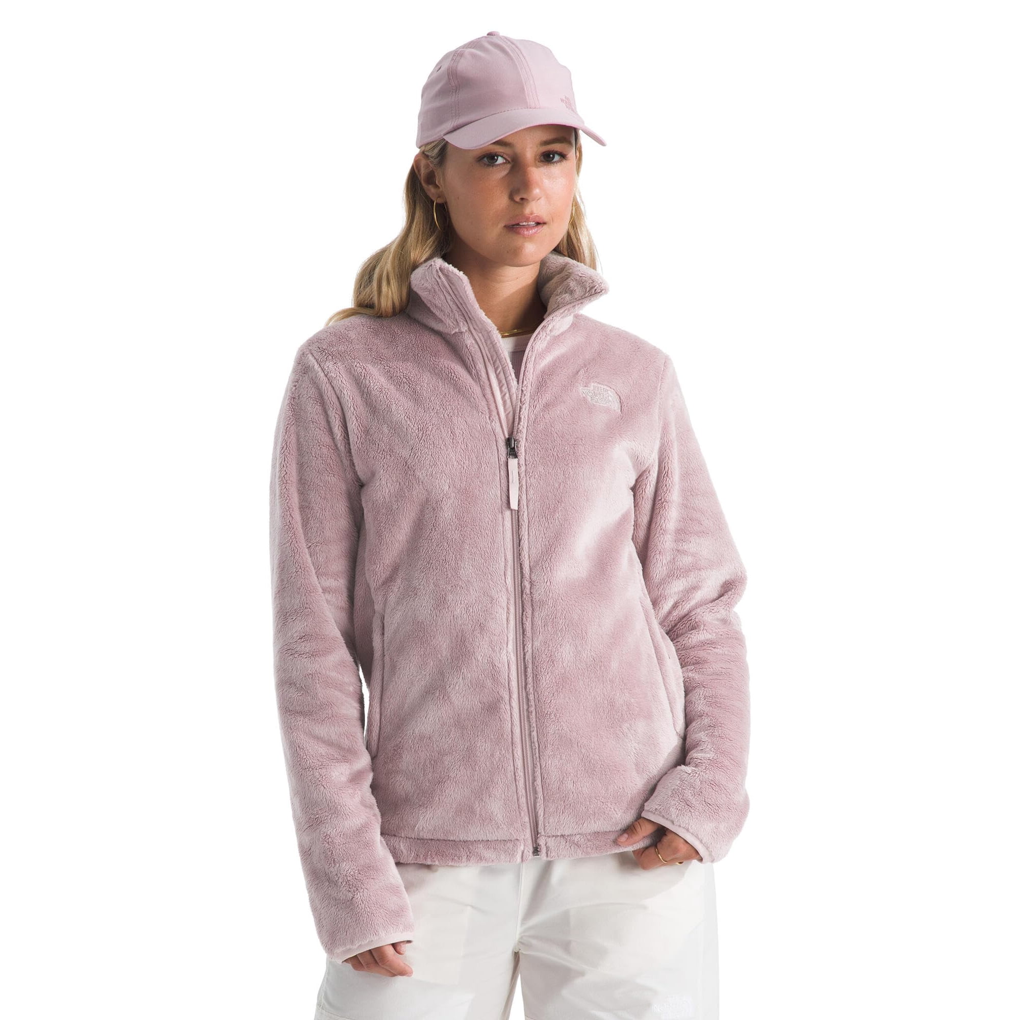 Chaqueta The North Face Osito De Forro Polar Con Cremallera Completa Para Mujer, Color Rosa S