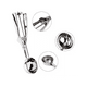 thumbnail image 3 of Cuchara para helado de acero inoxidable, 6 cm Color Plata, 3 of 3