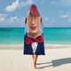 thumbnail image 5 of El Regreso de Mary Poppins Manta Capa con Capucha Anti-Bolitas, Manta de Lana Ártica Suave, Manta Portátil de Felpa Ligera y Lujosa, Poncho para Siesta en Casa y Oficina, 100*130cm, 5 of 6