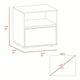 thumbnail image 3 of Velador 1 Cajon Melamina 52x50x40 Cm Café, 3 of 3