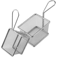 Imahe - Canasto Exhibición Fritura Cuadrado Acero Inox