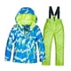 thumbnail image 2 of Niños Traje De Esquí Esquí / Chaqueta De Snowboard Pantalones Verde Talla 10 (125-130cm), 2 of 5