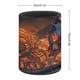 thumbnail image 2 of Eddie Munson-theme Cylinder Pen Holder Pencil Organizer with Flannel Lining PVC Leather Material Cardboard Base for study work 10*8CM, 2 of 6