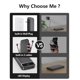 thumbnail image 3 of Cargador portátil Power Bank de 1200 mAh con cables integrados, 3 of 9