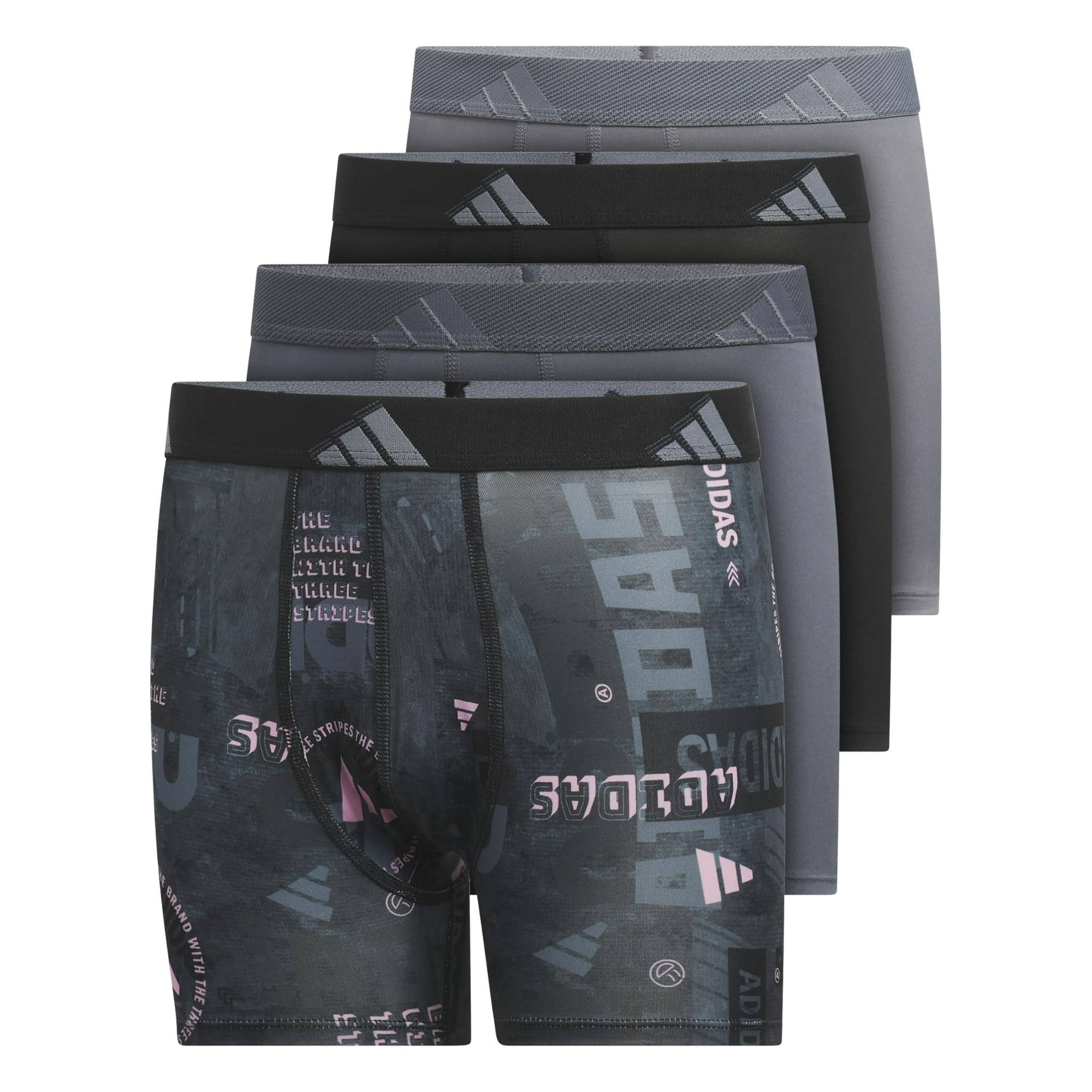 Calzoncillos Tipo Bóxer Adidas Athletic Fit, Paquete De 4 Unidades, Talla M