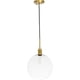 thumbnail image 3 of Lámpara Colgante Living District LD6209BR Globo de Latón 33 cm, 3 of 9