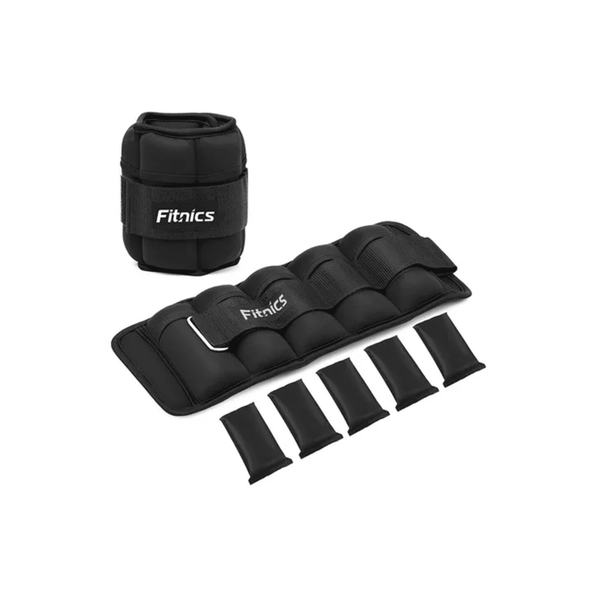 Genérico - Pesas De Tobillo Tobilleras Peso Ajustable Hasta 3 Kg Set 2