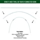 thumbnail image 4 of 25pcs Garden Greenhouse Hoops For DIY 1.4-2.5ft Wide Grow Tunnel, Rust-Free Fiberglass Garden Support Hoops Frame For Fabric, DIY Plant Support Garden Stakes, 4 of 4