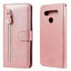 thumbnail image 5 of Funda con Cremallera para LG K51S, Carcasa Cartera de Cuero PU con Soporte y Tarjetero, 5 of 5