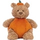 thumbnail image 1 of Oso de peluche de calabaza regordete de 13,77 pulgadas, lindo oso marrón de Halloween con traje de calabaza, oso de peluche de dibujos animados ultrasuave, oso peludo kawaii para decoración del hogar, 1 of 7