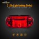 thumbnail image 3 of Partsam Amber Red 2.5 2 Diode Oval LED Trailer Truck Clearance Lights, 3 of 3