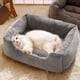 thumbnail image 2 of Cama para perros grandes, medianos y pequeños, rectangular, lavable, ortopédica, suave y relajante, ideal para gatos de interior., 2 of 5