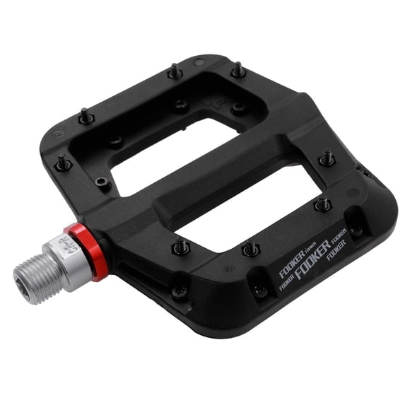 Pedales para bicicleta de montaña FOOKER con 3 rodamientos de fibra de nailon 9/16
