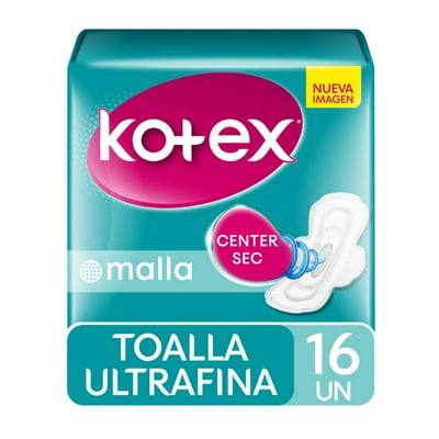 Toallas Higiénica Ultrafina Malla 16 Un Kotex