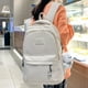 thumbnail image 1 of No pendant Waterproof Teenage Bookbag Nylon Rucksack Fashion Girl Backpack Women Shoulder Bag High School Schoolbag Black, 1 of 3